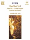 WEBER: Piano Sonata No. 3 / Grande Polonaise / Variations, Opp. 6 and 55